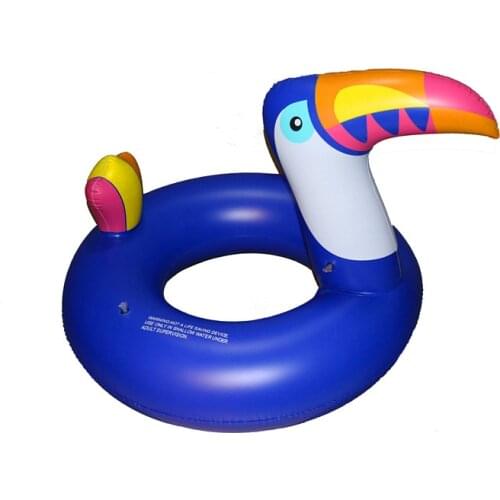 Aquatic Toys Adult Swim Ring Bluebird Large Mouth Swim Ring Adult Inflatable Seat Ms. Hot Spring Floating Ring Floating Row