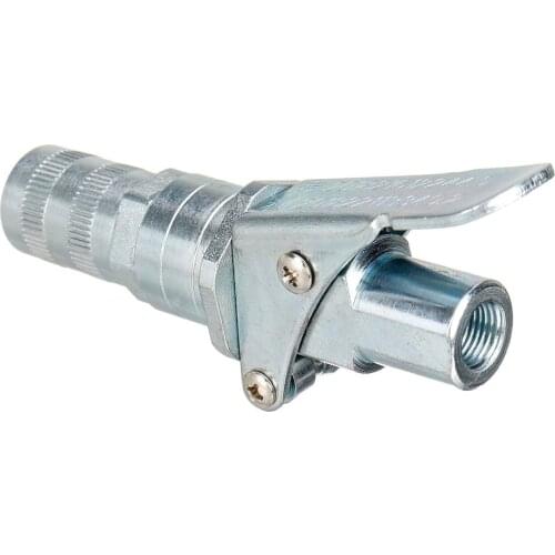 1/8 NPT High Pressure Grease Nipple Tool Coupler Zerk Fitting Tip Stainless Steel Gauge