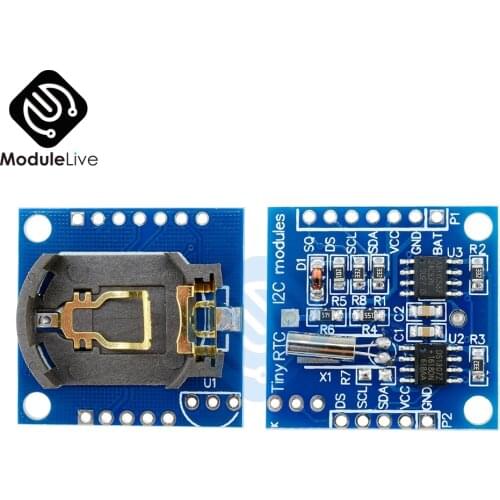 1PC I2C RTC DS1307 AT24C32 Real Time Clock Module For Arduino AVR ARM PIC Tiny RTC I2C modules memory DS1307 clock