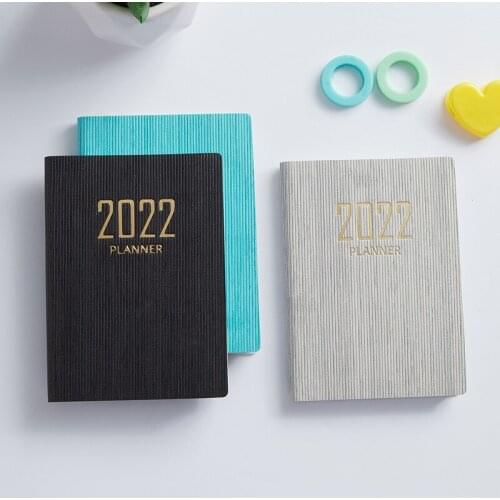 2020 schedule Spain A7notebook English schedule book mini portable sketchbook simple notebooks and journals planner