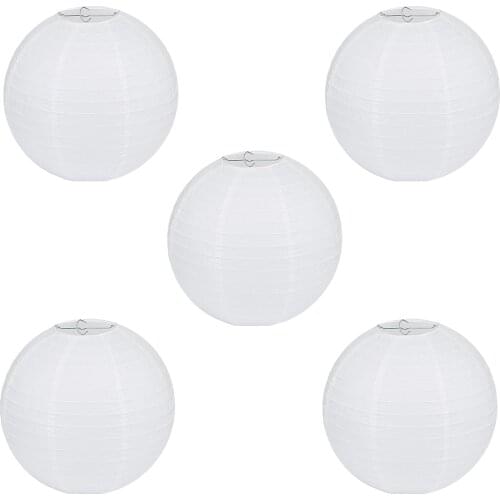 5pcs/Set Chinese Paper Lantern /Honeycomb Ball /Tissue Paper Pom Poms /Paper Fan Flowers Birthday Wedding Party Decoration