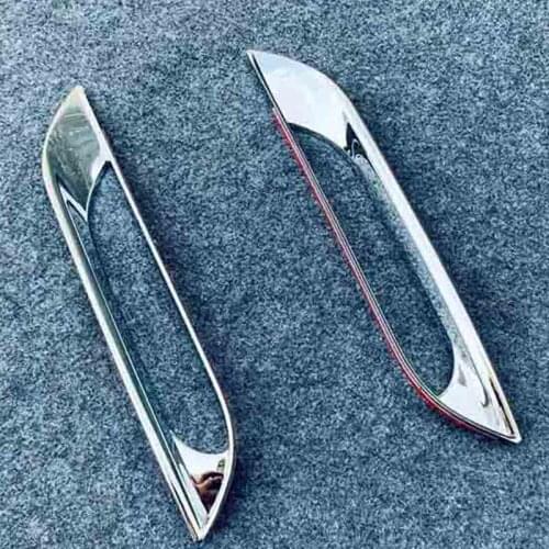 For 2021 Nissan NOTE Accessories ABS Chrome Rear Fog Light Lamp Cover Tail Foglight Frame Trim Protector Exterior Car Styling