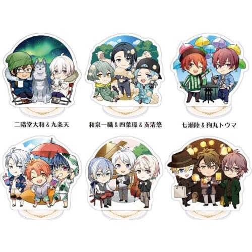 Anime IDOLiSH7 NIKAIDO YAMATO ROKUYA NAGI YAOTOME GAKU Acrylic Stand Model Figure Plate Q Version Desktop Toy Cosplay Gift