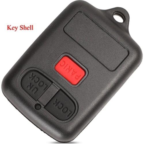 Kutery Remote Smart Car Key Shell For BYD F3 F3R 3 Buttons Replacement Keyless Entry Car Key Fob Case Cover