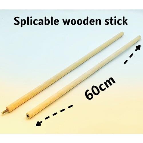 Length 60cm Diameter 1.5cm Splicable Wooden Sticks Rod For Wall Hanging Art Ornaments And Handmade DIY Crafts Tool Accessories
