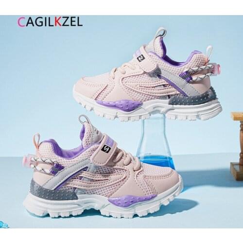 CAGILKZEL Kids Sport Shoes For Girls Sneakers Students Comfor Children Shoes Girls Sneakers Light Shoes Boys Chaussure Enfant