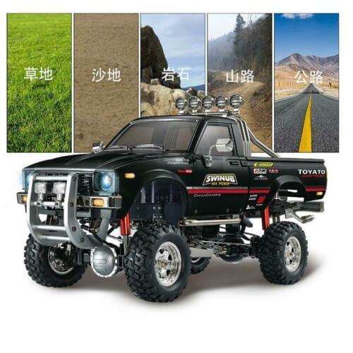 HG 1/10 RC Pickup Model 4*4 Rally Car Racing Crawler P409 2.4G Radio ESC Motor TH16809