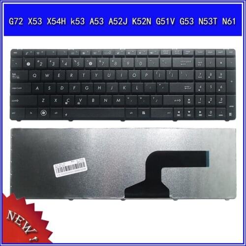 Laptop Keyboard For ASUS G72 X53 X54H k53 A53 A52J K52N G51V G53 N53T N61 Notebook Replace Keyboard