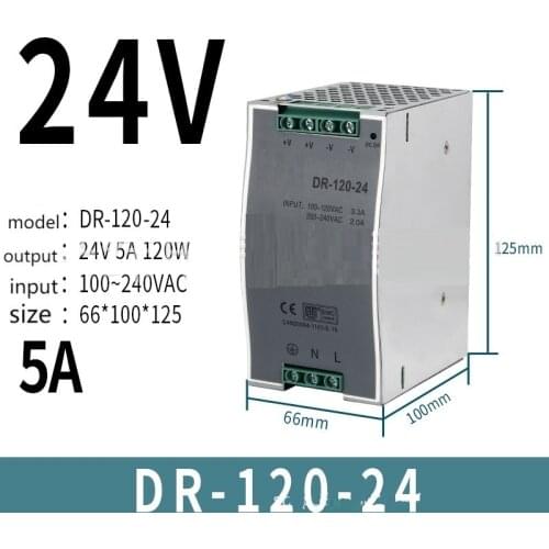 SUSWE EDR / NDR rail switching power supply 24 V Mingwei dr-75 / 120 / 150 / 240 w / 5A / 10A Mingwei 12 V
