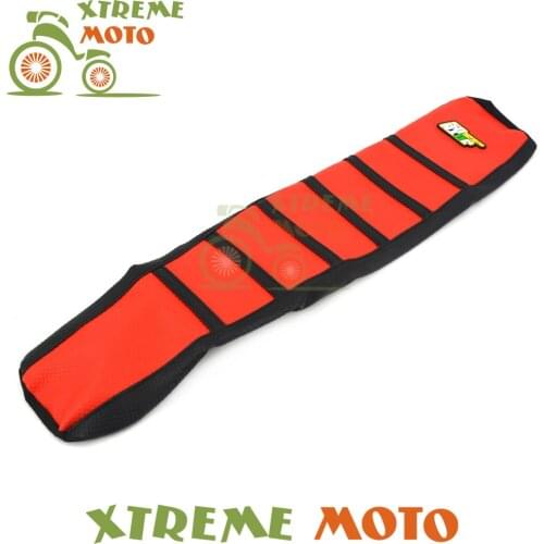 Red Motorcycle Rubber Vinyl Gripper Soft Seat Cover For Honda CR 125 250 CR125 CR250 94 95 96 Motocross Dirt Bike