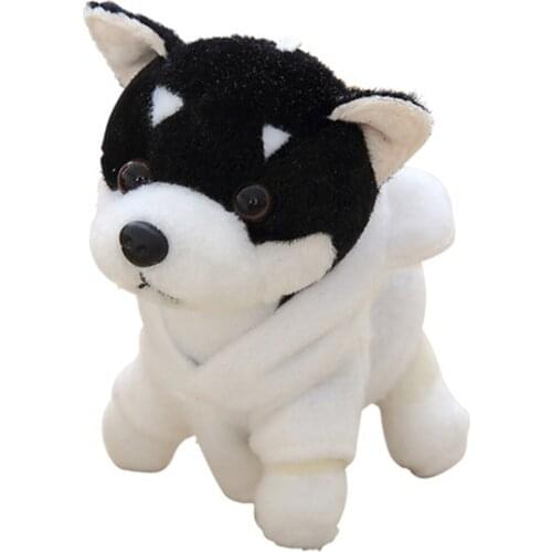 Chai dog doll cute dog two-ha key buckle bag pendant pendant mini puppy plush toy