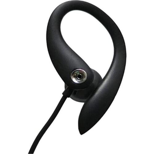 Linhuipad 3.5mm Mono Soft Hook Walkie Headset 1-bud Single Earpiece Earphone For Tour Guide System Monitor System Receiver