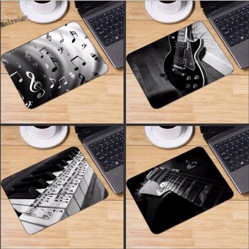 Mairuige Qrint 180 x220x2mm Music Guitars Customized Support Rectangle Rubber Gaming Mouse Pad - Durable Office Accessory Gift