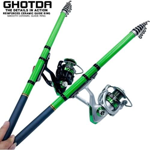 Rock Fishing Rod Combo Set Hard Mini Fishing Rod 1.5m-3.0m Rivers and Lakes Fishing Equipment Practical Tool