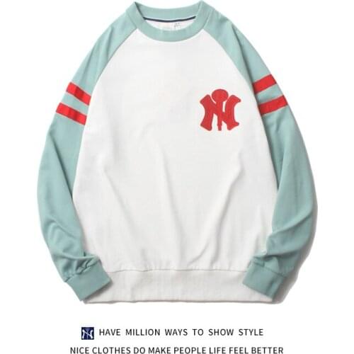 New Arrival Patchwork Embroid Cotton Womens Baseball Sweatshirt Sport shirt Unisex Varsity Hoodies Streetwear Vintage Student