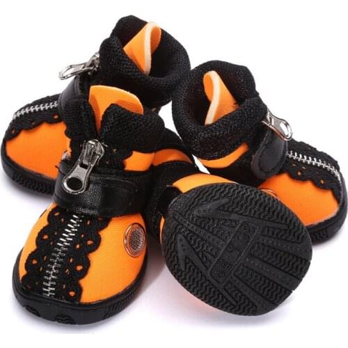 Dog shoes European Style Pet Shoes Cool Breathable Sneakers Small Medium and Large Puppy Boot for Walking Running Hiking and Gym