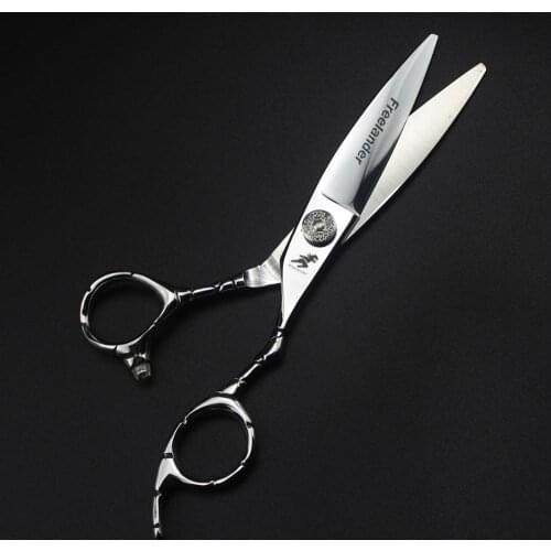 6 inch Willow blade Hairdressing Scissors 440C non-slip handle Barber Shears Cutting Scissors Hair Scissors Professional Shears