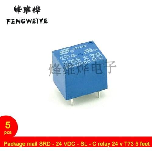 Package mail SRD - 24 VDC - SL - C relay 24 v T73 5 feet (5)