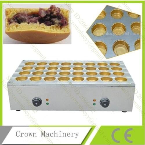 Commercial Use Copper Hole 220v Electric 32pcs Japanese Dorayaki Red Bean Cake Maker Baker Machine