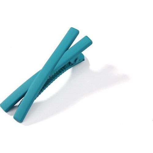 Simple Style Lovely Green Blue Black Pink Cross Shape Acrylic Candy Color Headwears For Women