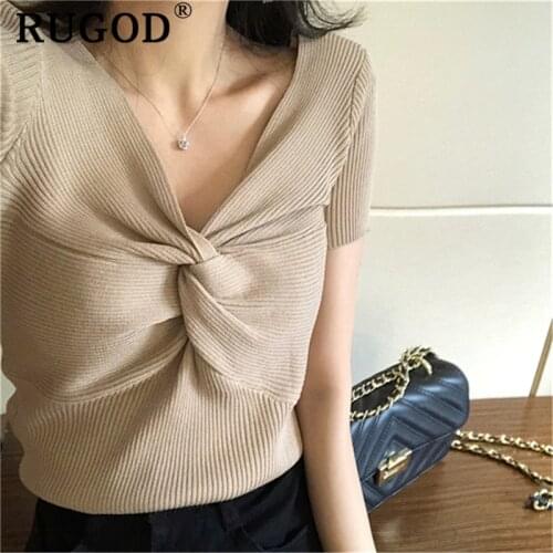 Трикотажные блузки RUGOD China At AliExpress