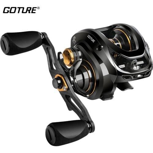 Goture RANGER Baitcasting Fishing Reel 7KG Max Drag 9 Ball Bearings 7.1:1 Gear Ratio Carbon Fiber Fishing Wheel for Carp Fishing