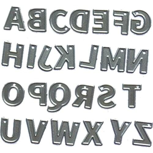R58E Letter Number Cutting Dies Metal Die Cuts Stencils Template DIY Scrapbook Album Paper Card Leather Jewelry Making Crafts