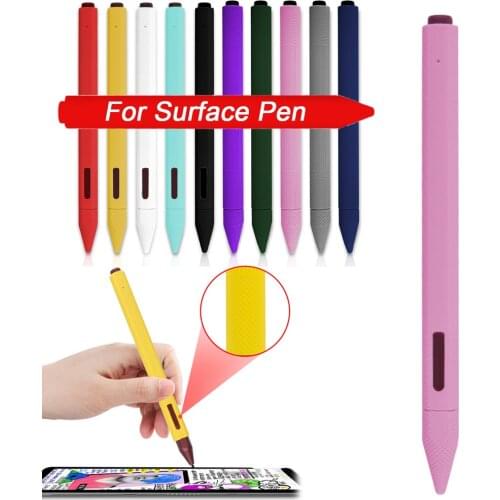 Silicone Stylus Protective Case For Surface Touch Pen Tip Full Protective Cover Sleeve Wrap Holder Bag