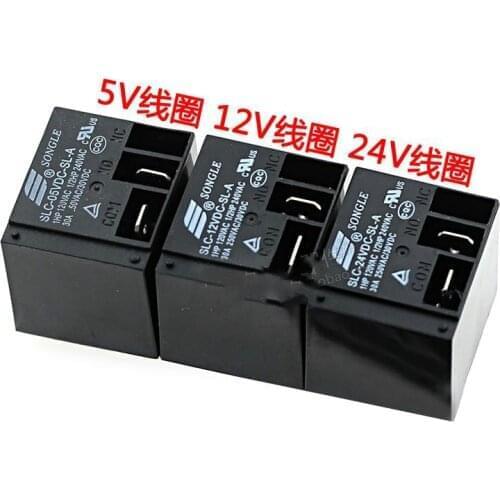 SLC-05V 12V 24VDC-SL-A-SL-C 4/5 foot 30A T91 relay