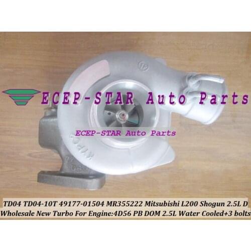 TD04-10T 49177-01513 49177-01505 MR355223 MD194843 Turbo For Mitsubishi Pajero II L200 L300 Shogun 4D56 PB 4D56PB 4D56T 2.5L