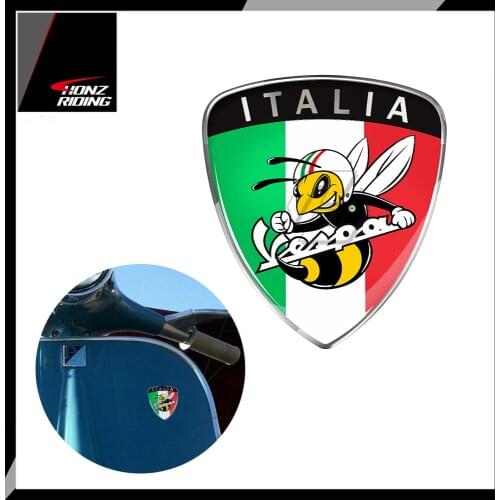 For PIAGGIO Vespa GTS SPRINT PRIMAVERA LXV LX S GTV 125 250 300 Touring Ie Super Sport 3D Motorcycle Italy Flag Stickers