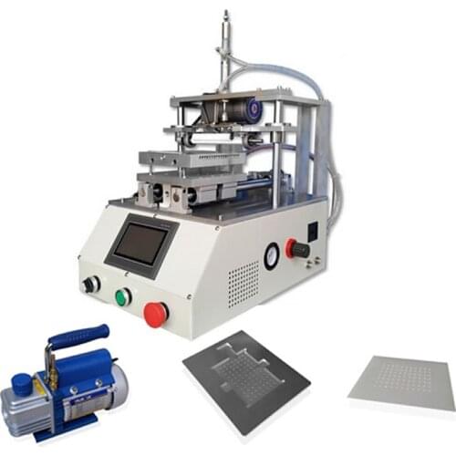LY 901 Automatic Touch screen oca glue removing machine for mobile phone lcd refurbishment with 1L pump 4 moulds