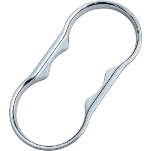 For Ford Focus 2 2005-2013 Fiesta Car special water cup decoration trim ABS Chrome auto accessories