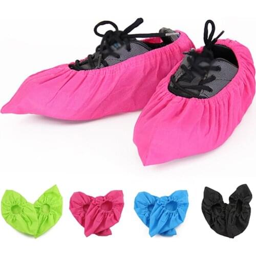 Reusable Shoe Covers New Non-woven Shoe Cover Household Thick Washable Shoes Covers Non-slip Non-disposable Guests Family Tools