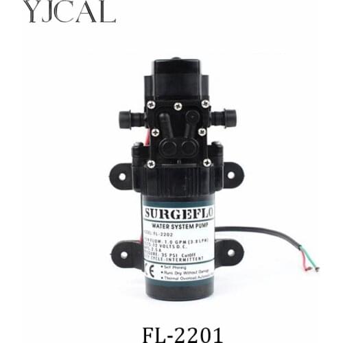 Electric Spray Diaphragm Pump FL2201 DC 12V 24V Solar Water Booster Pump High Pressure Micro Self-priming Motor Small Water Pump