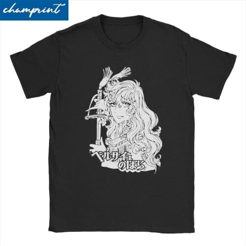 The Rose Of Versailles T-Shirt Men Women Candy Candy Anime 80s Kawaii Manga Tee Shirt Round Collar T Shirts New Arrival Clothes