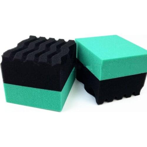 Wheel Polishing Waxing Sponge Car Tire Cleaner for Protect Hand from Oil Dirt