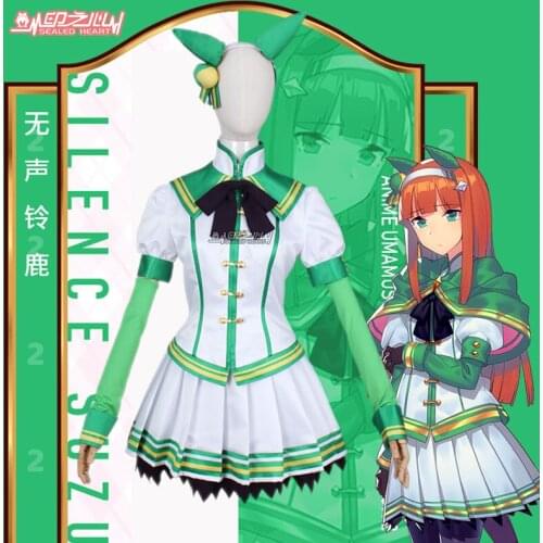 Anime Umamusume: Pretty Derby Season 2 Silence Suzuka Lolita Dress SJ Uniform Cosplay Costume Halloween Women Free Shipping 2021
