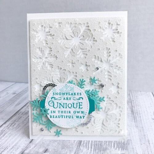 Beautiful Blizzard Metal Cutting Dies and Stamps for DIY Scrapbooking Photo Card Making Decor Supplies Embossing Dies Template