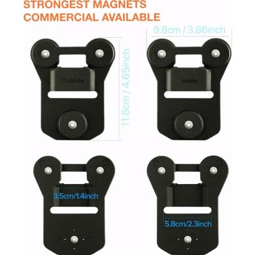Sharpwitness Body Camera Magnetic Mount, Universal Magnet Mount Holder Wearable Clip,Stick to Clothes for All Brand Body Camera