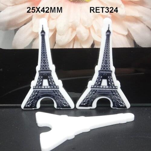 New arrived,50pcs,25x42mm cartoon Tower planar resin flatback Cabochon craft resin RET324