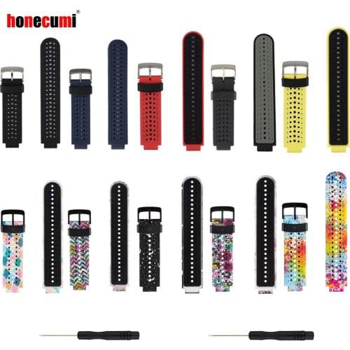 Honecumi Sport Smart Watch Band for Garmin Forerunner 235/230/620/630/735XT/235Lite Silicone Strap Watchband Bracelet Accessory