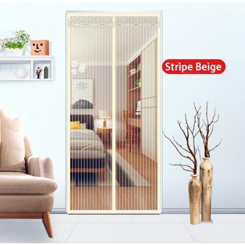 Multi-size Magic Screen Door Curtain Net Anti Insect Mesh Fly Screen Mosquito Protection Net Magnet Curtains for Door Windows
