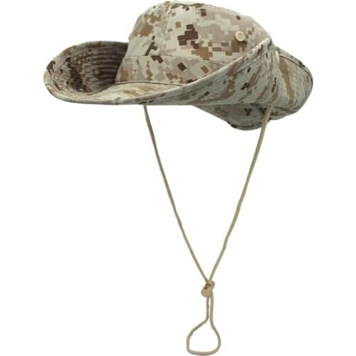 Fisherman Hats Fishing Cap Bucket Hat Multicam Tactical Sport Outdoor UV Sunscreen Camouflage Panama Hiking Travel Cap Men Women