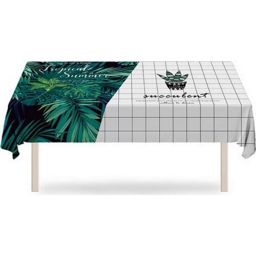 Cotton Polyester Tablecloths Home Table Cover Dinning Decoration Nordic fresh tablecloth