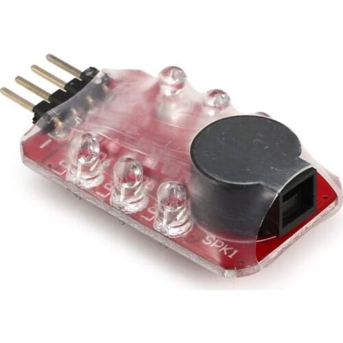 Low Lipo Battery LED Voltage Meter Tester Buzzer Alarm Indicator Single Loudspeaker for 2s 7.4v / 3s 11.1v lipo Battery