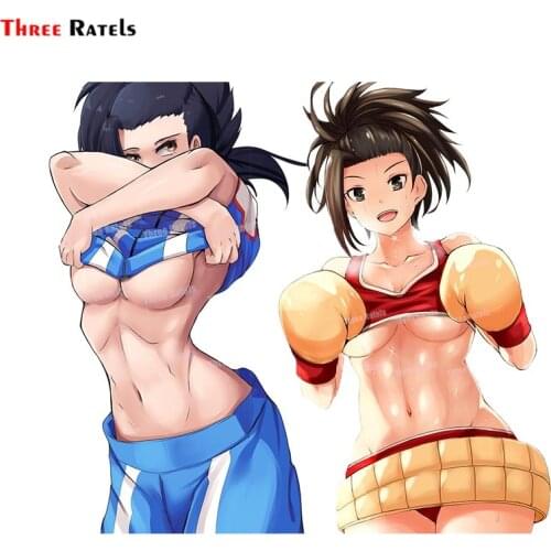 Three Ratels A32 Yaoyorozu Momo Boku No Hero Academia Sticker For Sports Style Car Anime Anti Scratch Film Accessories Decal