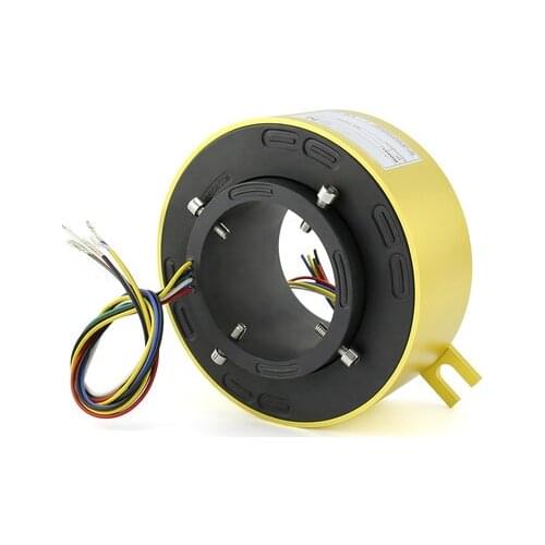 Rotary Conductive Slip Ring Hole 70mm 80mm Out dia158mm 2 4 6 8 10 12 Wire Rotary Connector