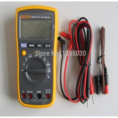 1PC New F17B 17B 15B Frequency Temp Digital Multimeter Meter Tester AC/DC/Diode/R/F/Temp/Cap F-17B