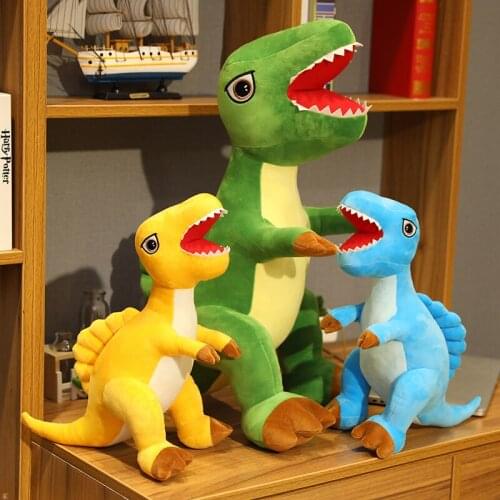 1pc 60cm 90cm 110cm Dinosaur Plush Toy Stuffed Plush T-Rex Boys Toy Big Size Dinosaur Soft Doll Birthday Gift for Children